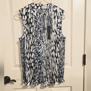 Elie Tahari Sleeveless Blouse-Small